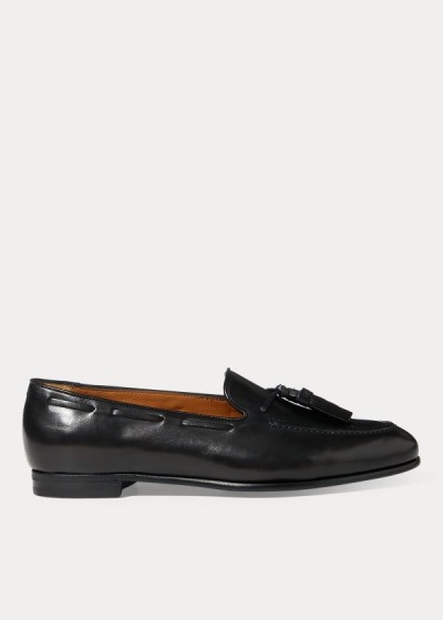 Mocasines Ralph Lauren Mujer Negros - Quillis Calfskin - YPIHD7410